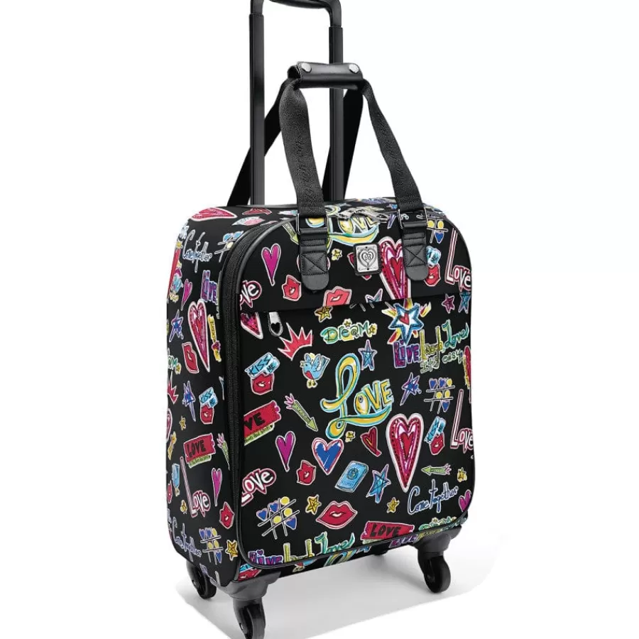 Luggage & Travel>Brighton Love Scribble Weekender Multi