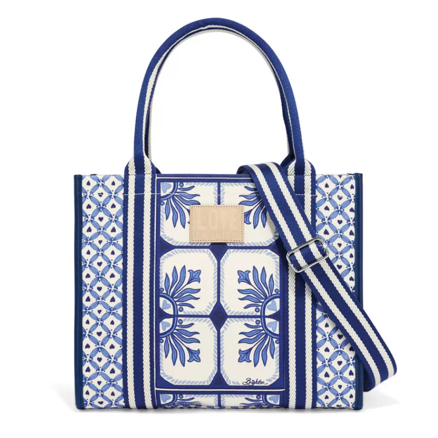 Totes>Brighton Lovely Tiles Canvas Carry All Multi