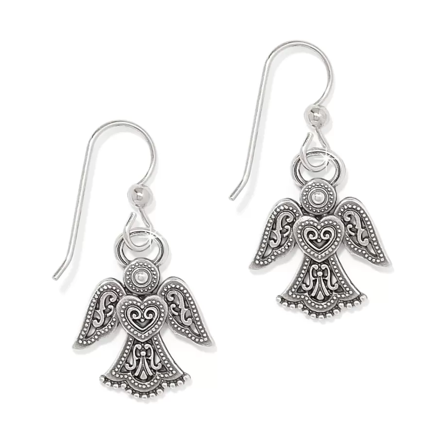 Earrings>Brighton Loving Angel French Wire Earrings Silver-Gold