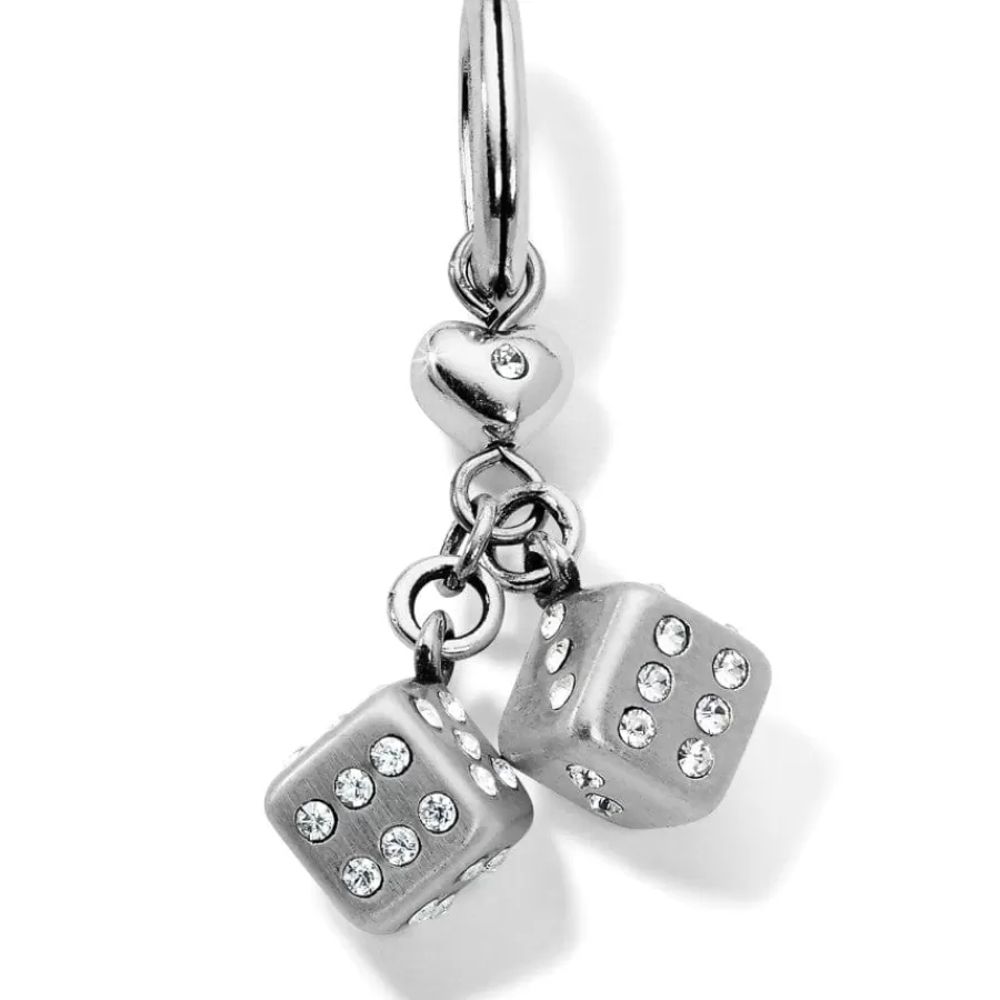 Charms>Brighton Lucky Dice Charm Silver