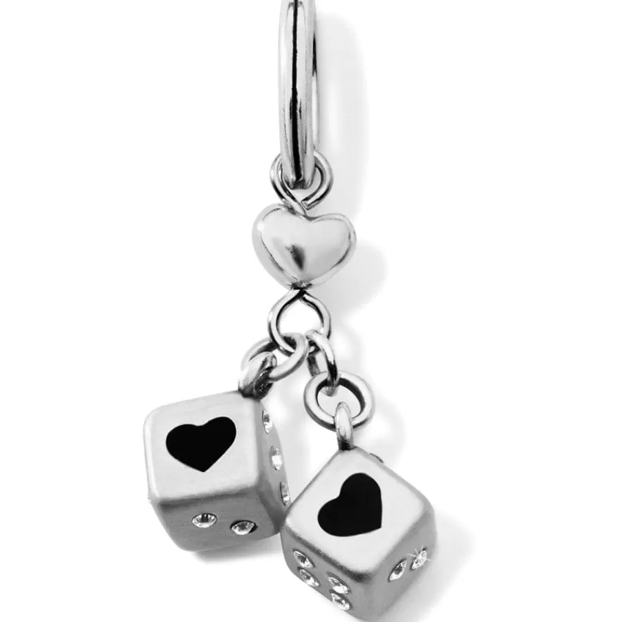 Charms>Brighton Lucky Dice Charm Silver