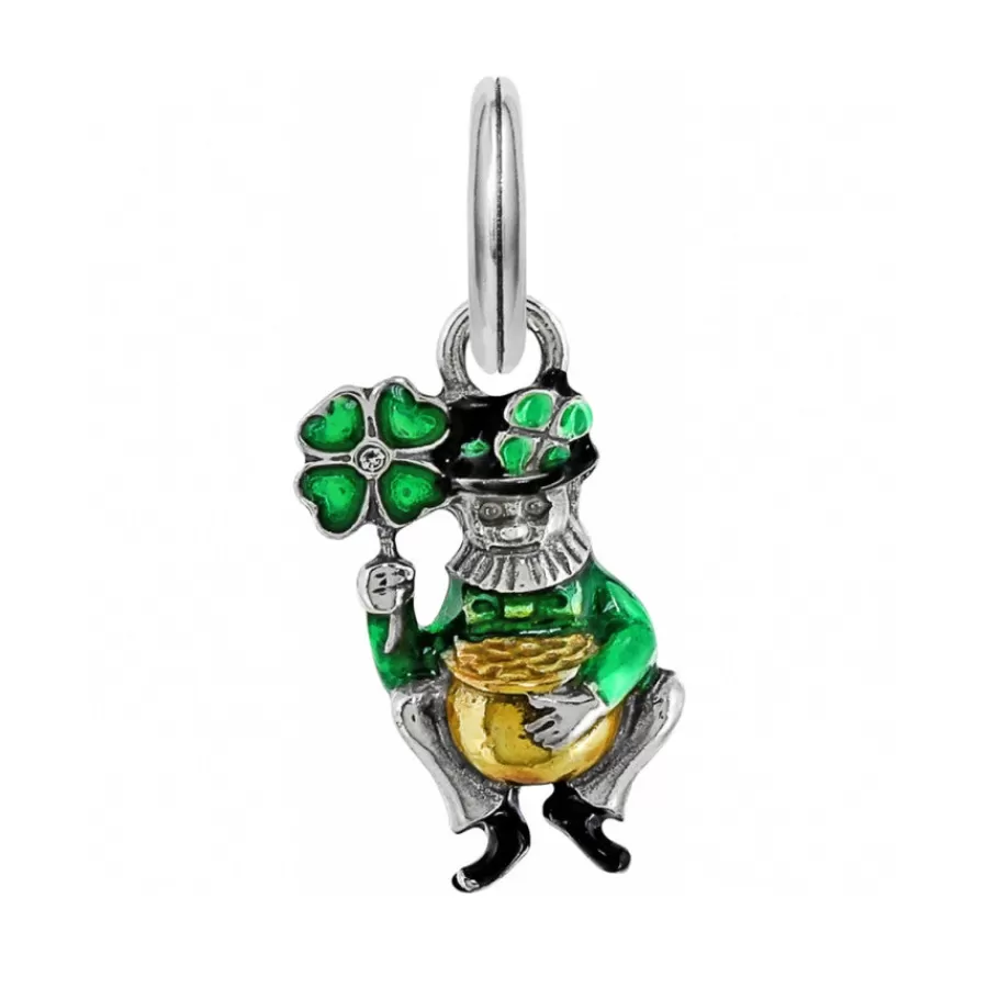 Charms>Brighton Lucky Leprechaun Charm Green