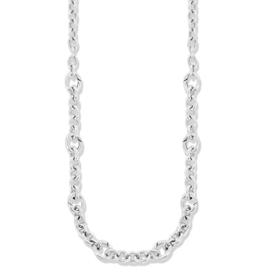 Necklaces | Charm Necklaces & Holders>Brighton Luxe Link Charm Necklace Silver