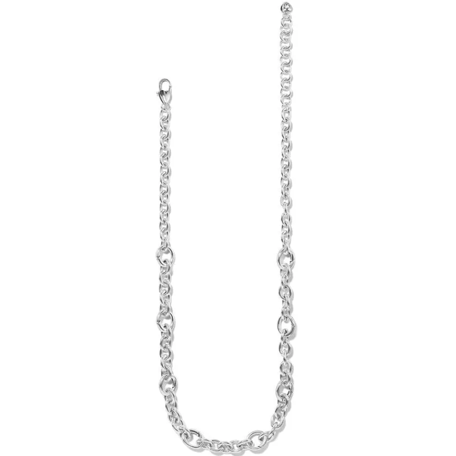 Necklaces | Charm Necklaces & Holders>Brighton Luxe Link Charm Necklace Silver