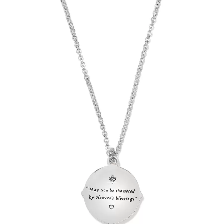 Necklaces>Brighton Madonna And Child Two Tone Necklace Silver-Gold