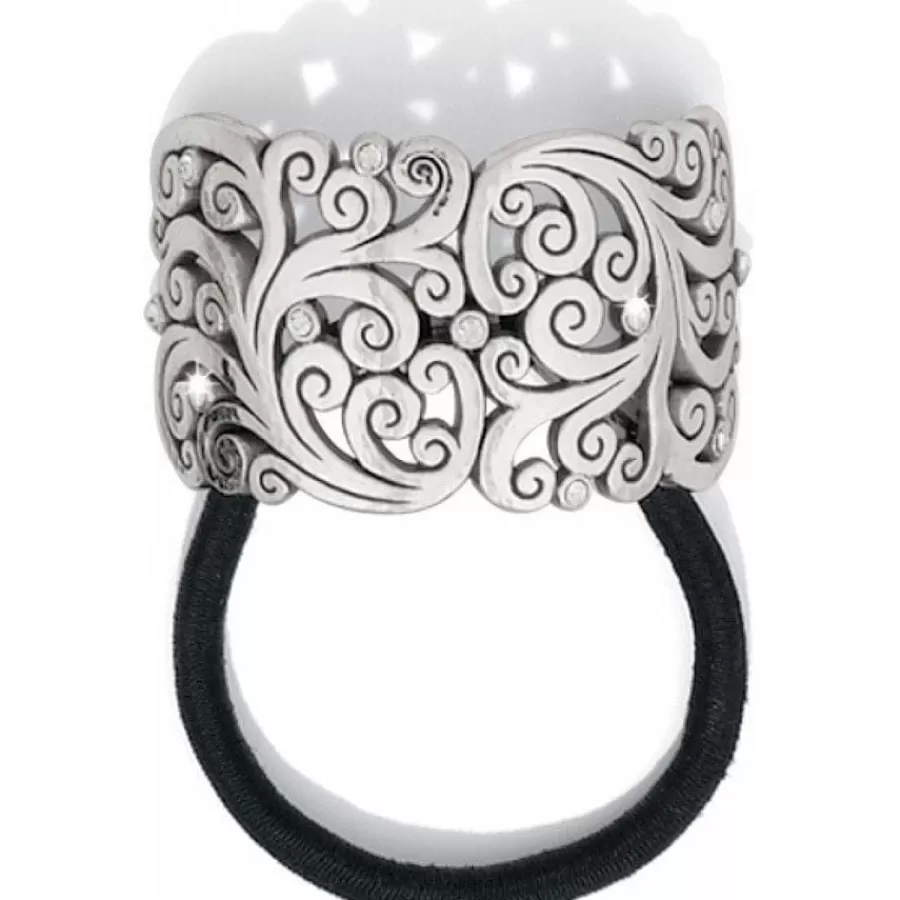 Hair Accessories>Brighton Madrid Lace Ponytail Holder Black