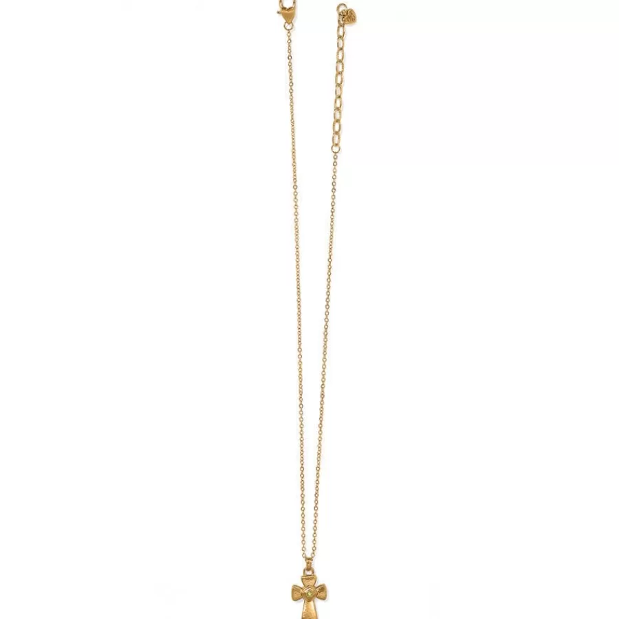 Necklaces>Brighton Majestic Royal Cross Reversible Necklace Gold