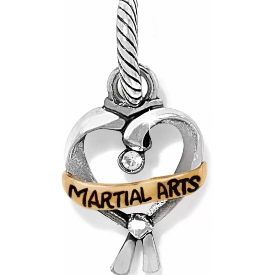 Charms>Brighton Martial Arts Charm Silver-Gold