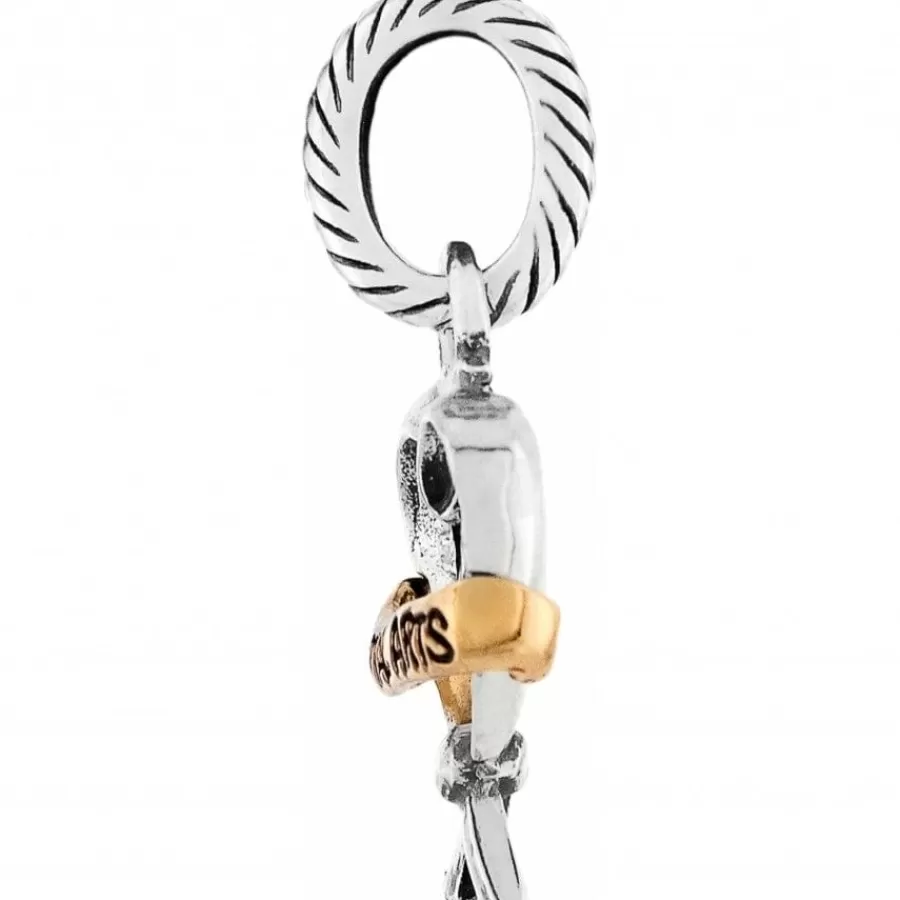 Charms>Brighton Martial Arts Charm Silver-Gold