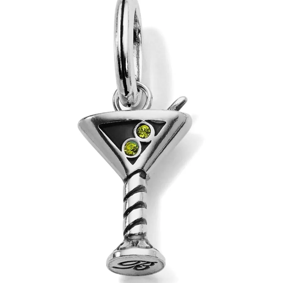 Charms>Brighton Martini Charm Silver