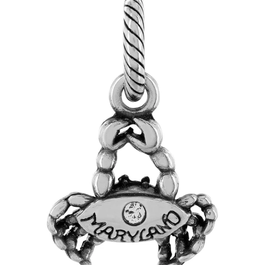 Charms>Brighton Maryland Charm Silver