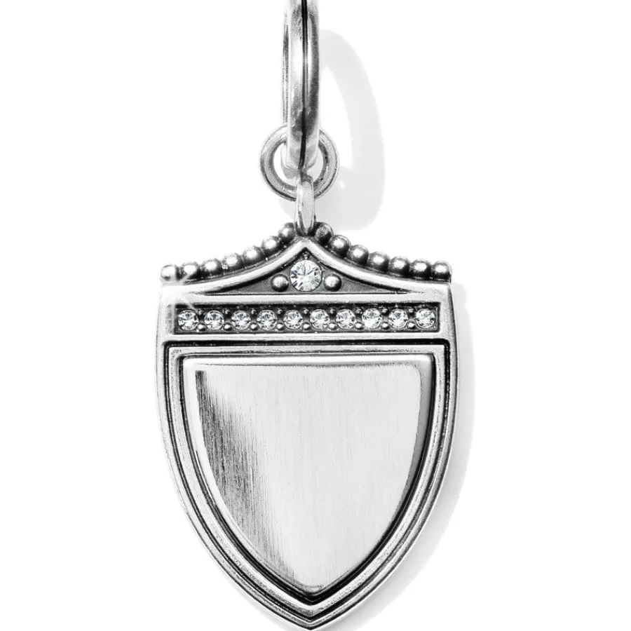 Charms>Brighton Medaille Shield Amulet Silver