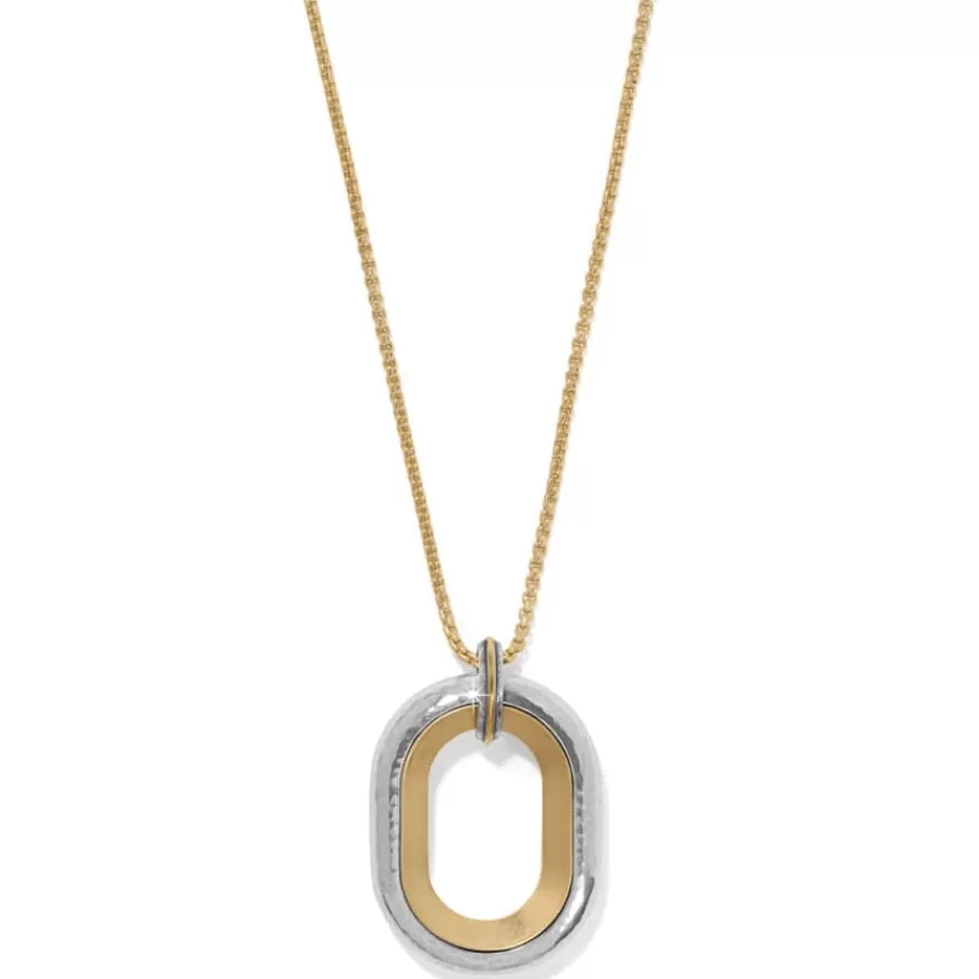 Necklaces>Brighton Medici Two Tone Convertible Necklace Silver-Gold