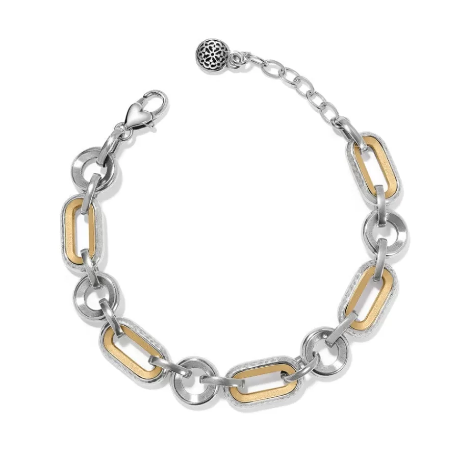 Bracelets | Smart Bands>Brighton Medici Two Tone Link Bracelet Silver-Gold