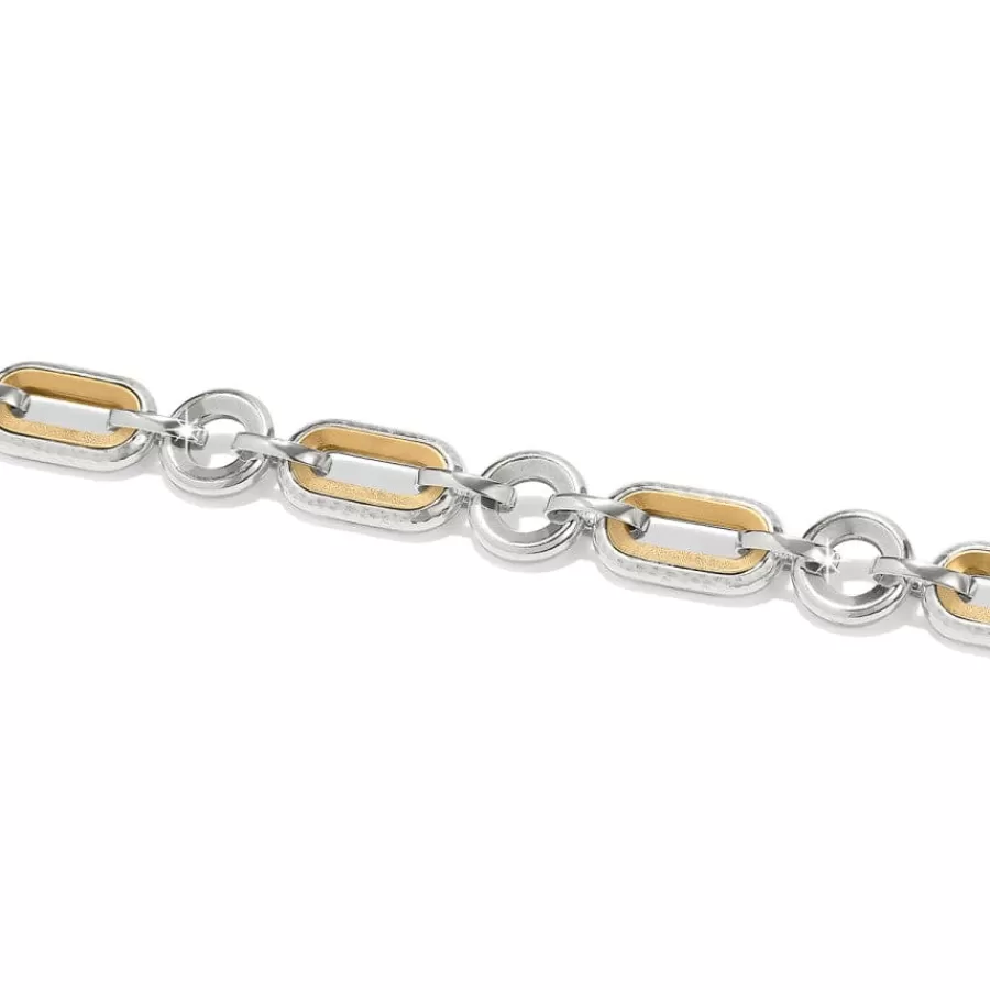 Bracelets | Smart Bands>Brighton Medici Two Tone Link Bracelet Silver-Gold