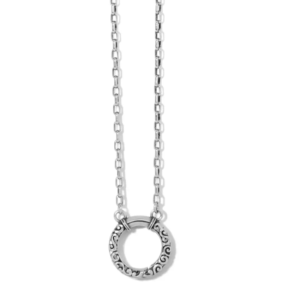 Charm Necklaces & Holders>Brighton Mediterranean Charm Holder Necklace Silver