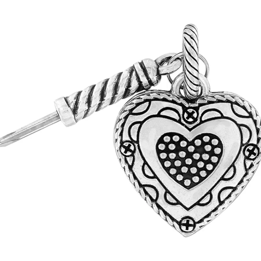 Photo Lockets | Charms>Brighton Memento Heart Photo Charm Silver