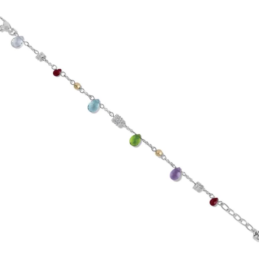 Bracelets>Brighton Meridian Aurora Petite Bracelet Silver-Multi