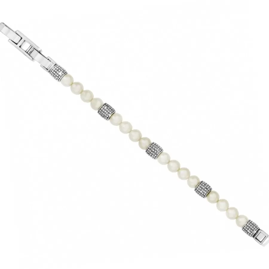 Bracelets | Smart Bands>Brighton Meridian Beads Bracelet Silver-Pearl