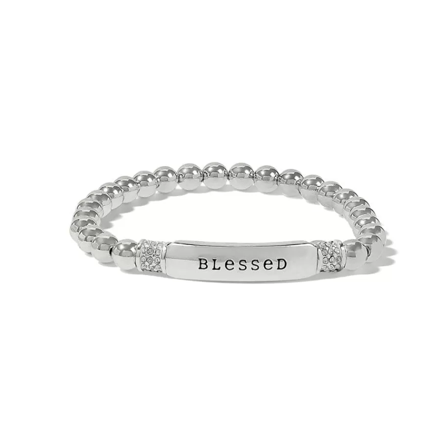 Bracelets>Brighton Meridian Blessed Petite Stretch Bracelet Silver