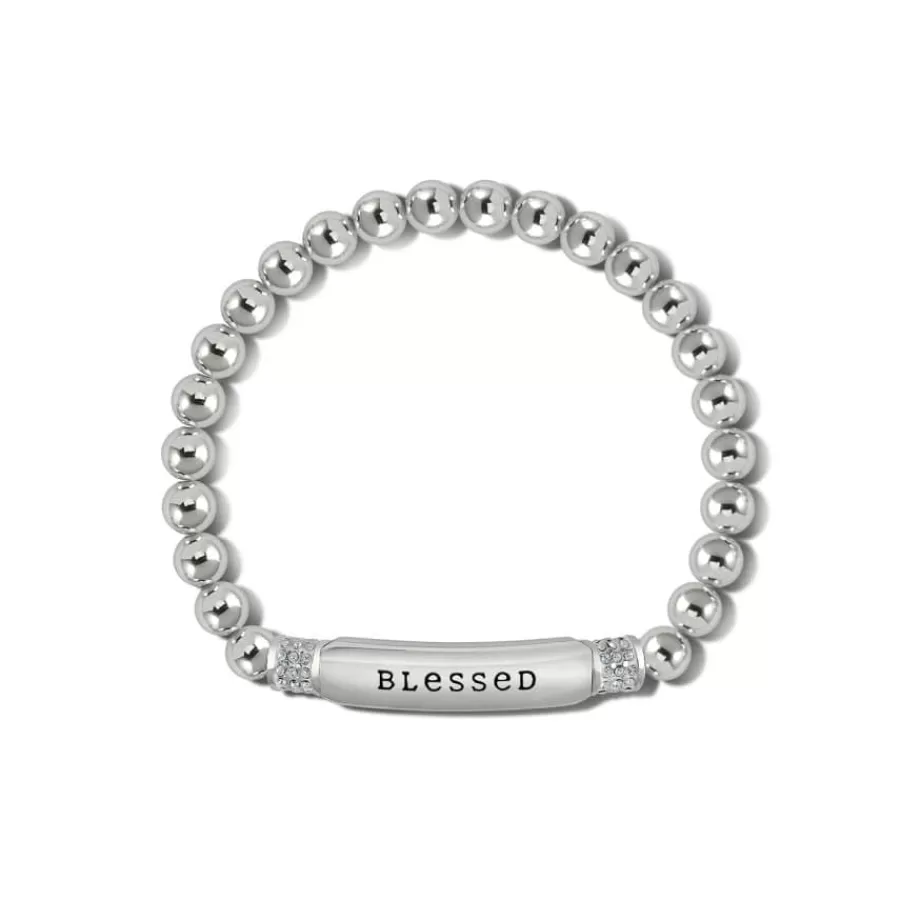 Bracelets>Brighton Meridian Blessed Petite Stretch Bracelet Silver