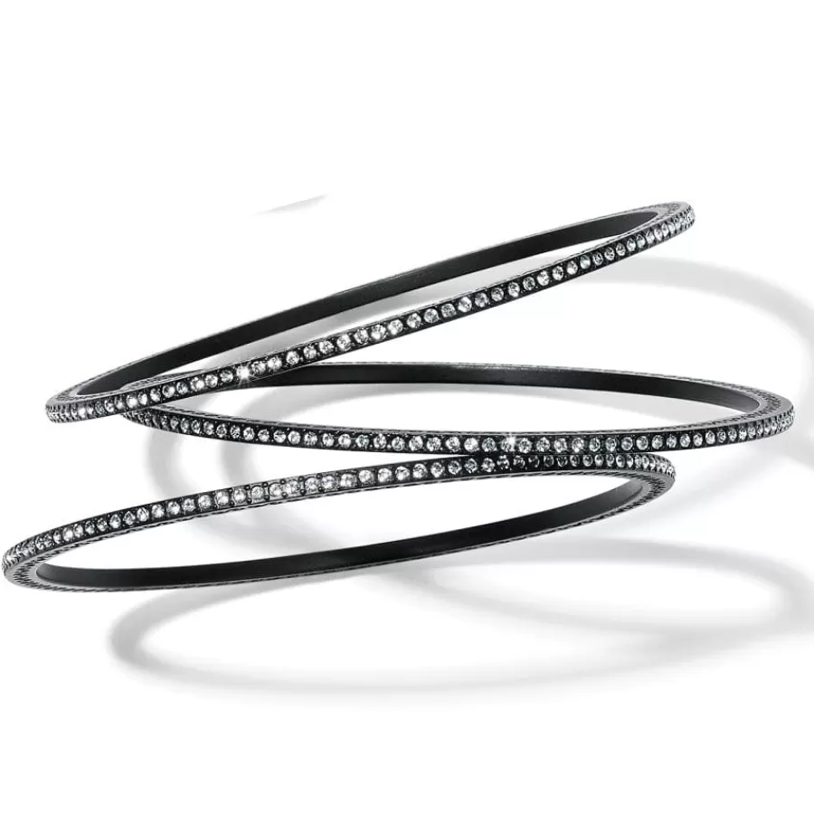 Bracelets>Brighton Meridian Eclipse Thin Bangle Black