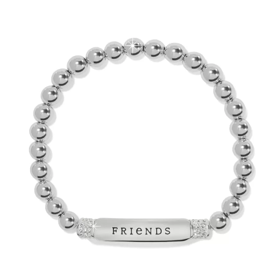 Bracelets>Brighton Meridian Friends Petite Stretch Bracelet Silver