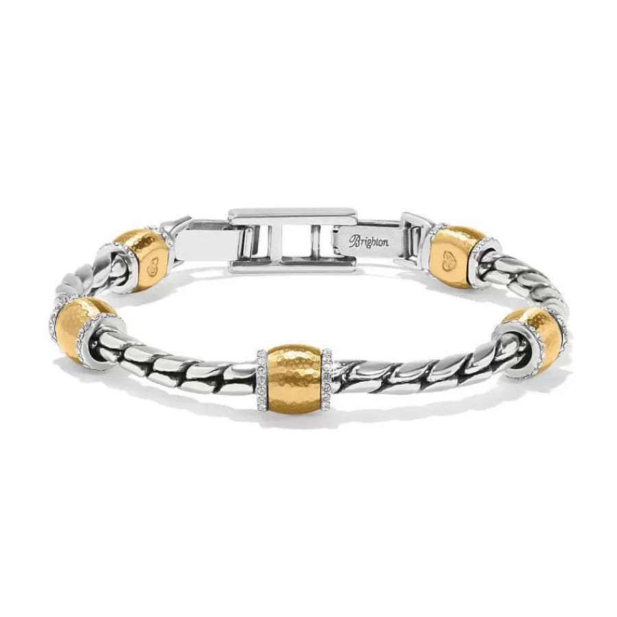 Bracelets>Brighton Meridian Geo Bracelet Silver-Gold