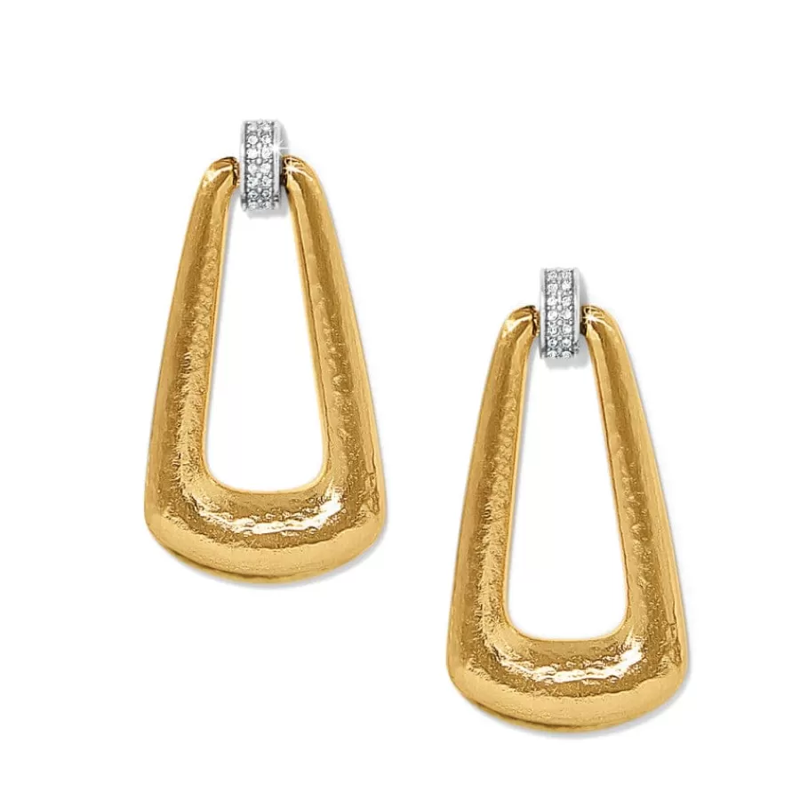 Earrings>Brighton Meridian Geo Breeze Post Earrings Gold