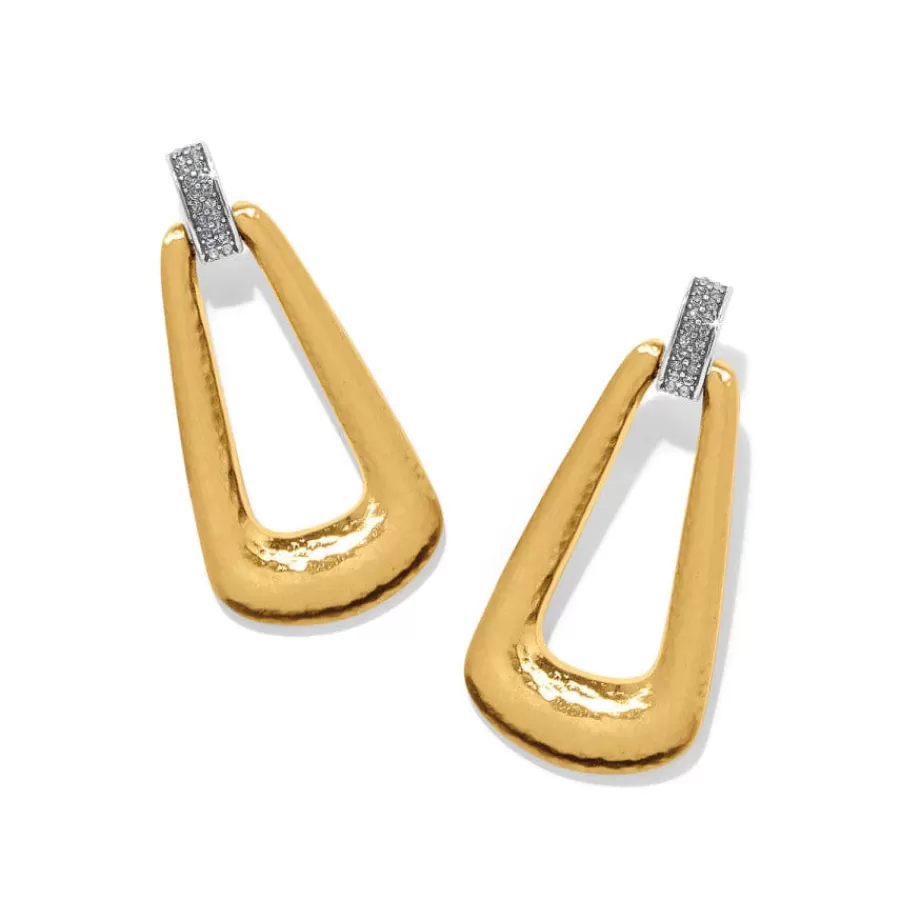 Earrings>Brighton Meridian Geo Breeze Post Earrings Gold