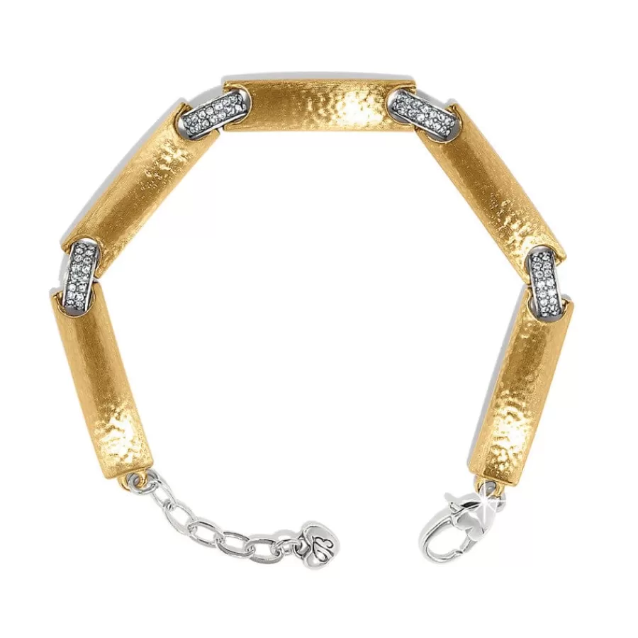 Bracelets>Brighton Meridian Geo Link Bracelet Gold