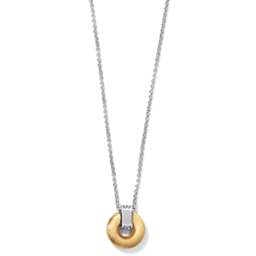 Necklaces>Brighton Meridian Geo Mini Pendant Necklace Gold