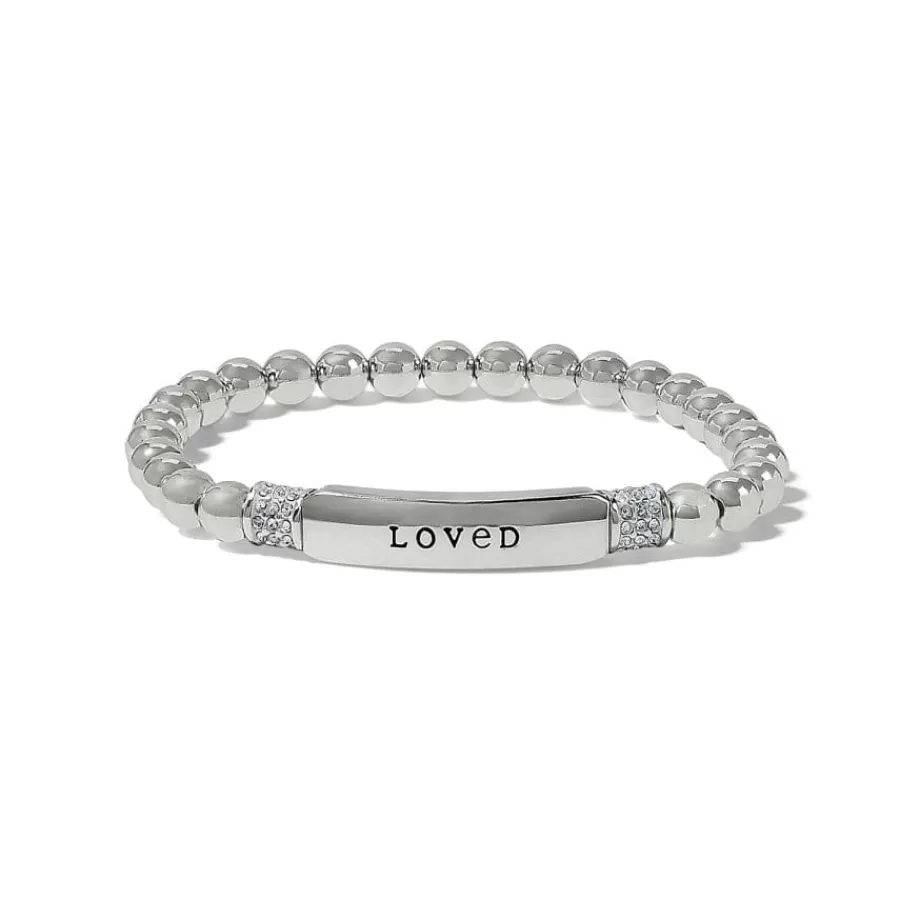 Bracelets>Brighton Meridian Love Petite Stretch Bracelet Silver