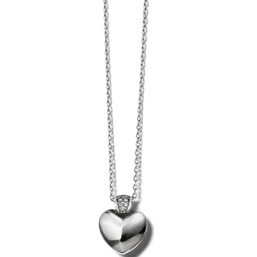 Necklaces>Brighton Meridian Mini Heart Necklace Silver