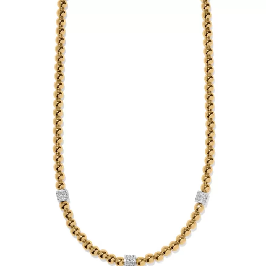 Necklaces>Brighton Meridian Petite Beads Station Necklace