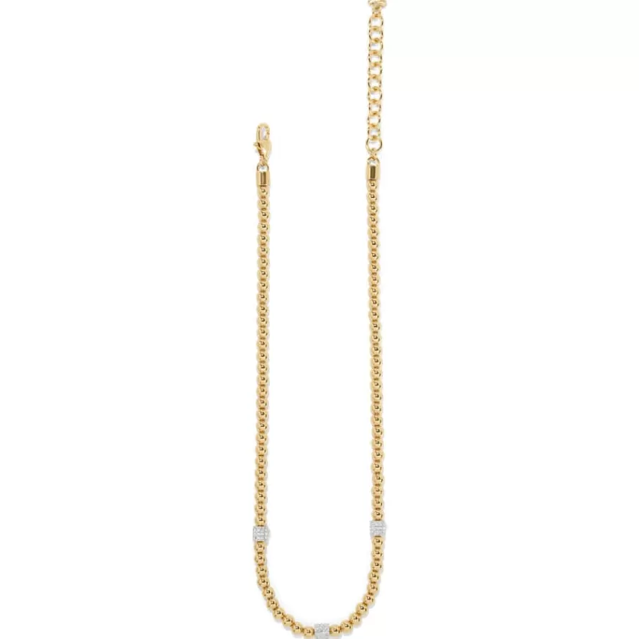 Necklaces>Brighton Meridian Petite Beads Station Necklace