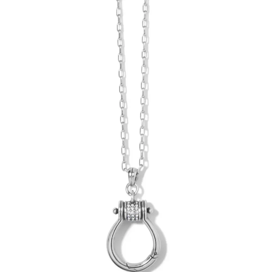 Charm Necklaces & Holders>Brighton Meridian Petite Charm Holder Necklace Silver