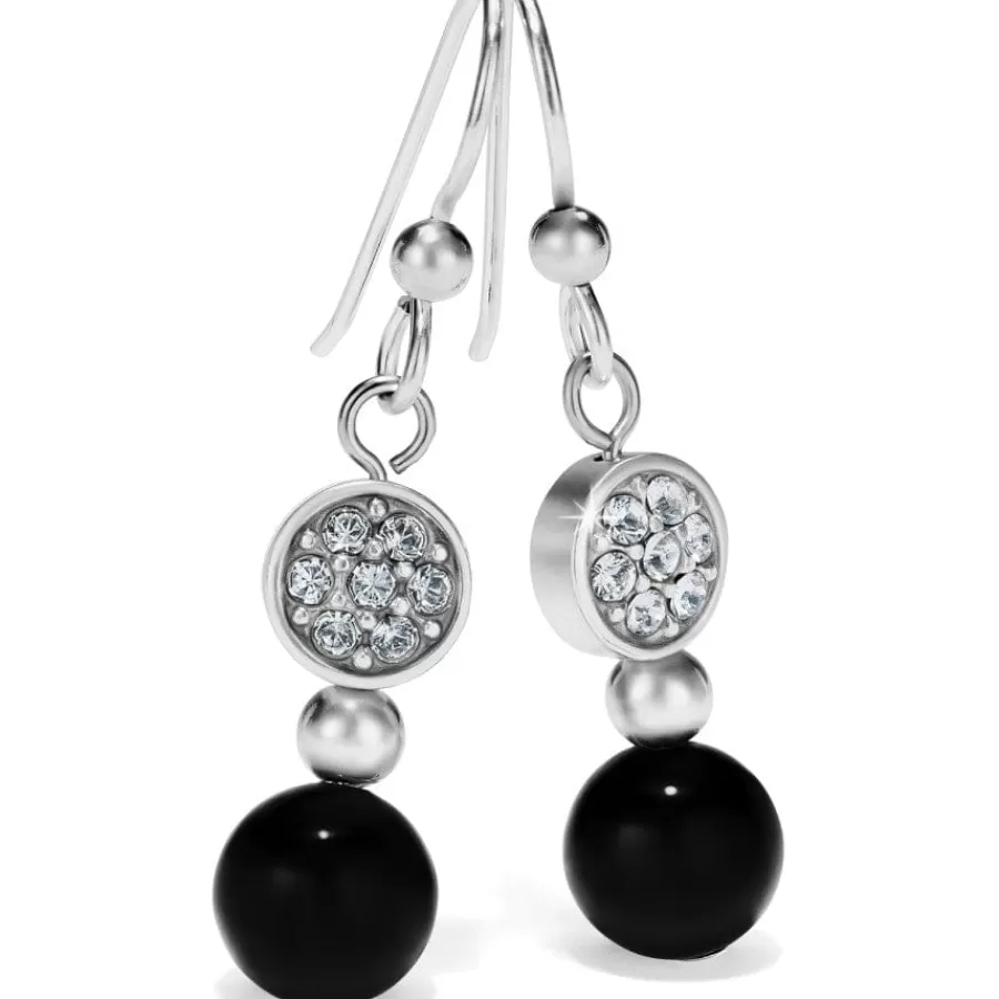 Earrings>Brighton Meridian Petite Prime French Wire Earrings Silver-Black