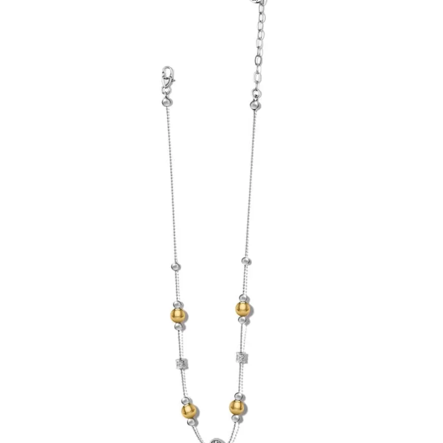 Necklaces>Brighton Meridian Prime Short Necklace Silver-Gold