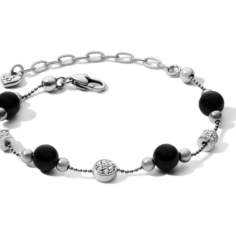 Bracelets>Brighton Meridian Prime Station Bracelet Silver-Black