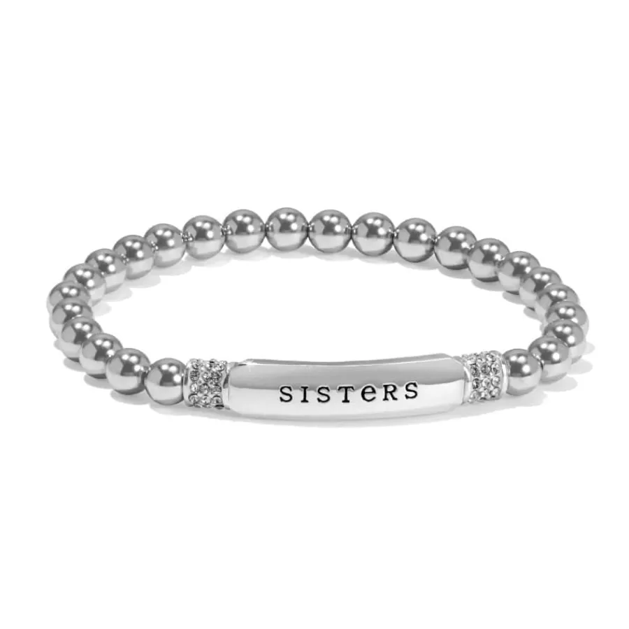 Bracelets>Brighton Meridian Sisters Petite Stretch Bracelet Silver