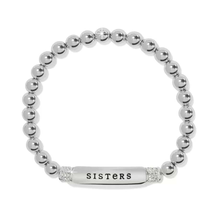 Bracelets>Brighton Meridian Sisters Petite Stretch Bracelet Silver