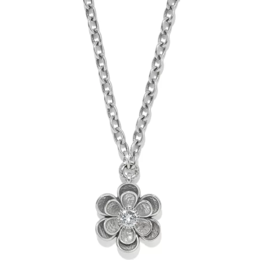 Necklaces>Brighton Metal Petal Pendant Necklace Silver