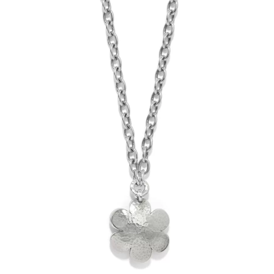 Necklaces>Brighton Metal Petal Pendant Necklace Silver