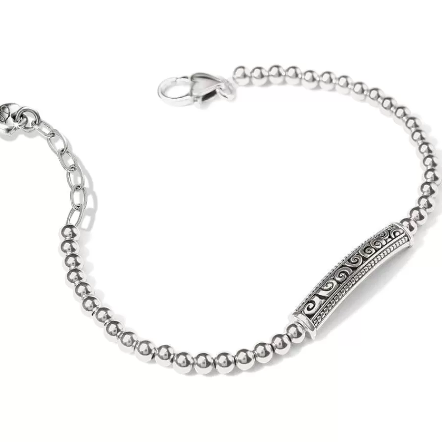 Bracelets>Brighton Mingle Adore Bar Soft Bracelet Silver