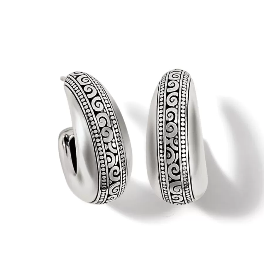 Earrings>Brighton Mingle Adore Hoop Earrings Silver