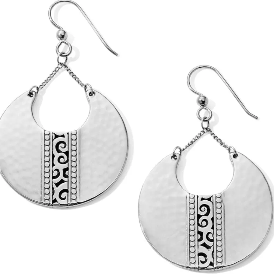 Earrings>Brighton Mingle Disc Large French Wire Earrings Silver