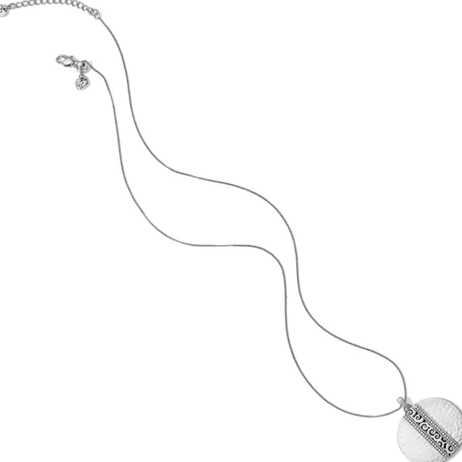 Necklaces>Brighton Mingle Disc Necklace Silver