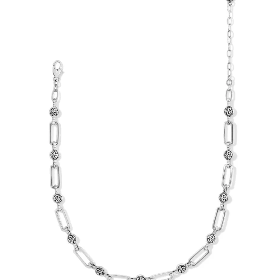 Necklaces>Brighton Mingle Links Necklace Silver