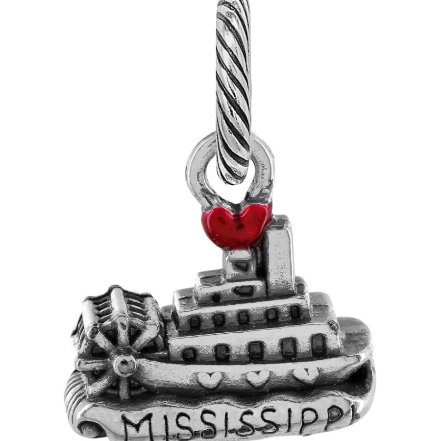 Charms>Brighton Mississippi Charm Silver